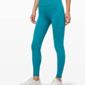 Lululemon Speed Up Tight 28" Ice Cave Blue Full-On Luxtreme Size 8 Leggings